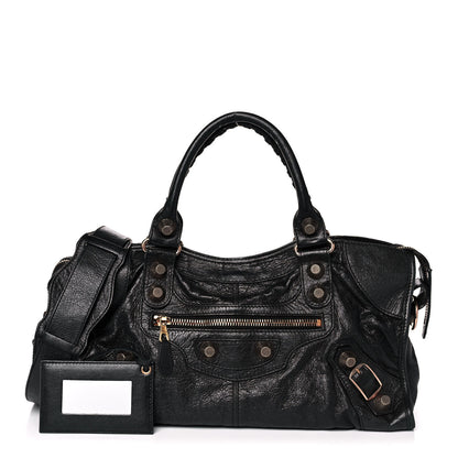 Balenciaga Agneau Giant 21 Rose Gold Hardware Part Time Black 1 of 12