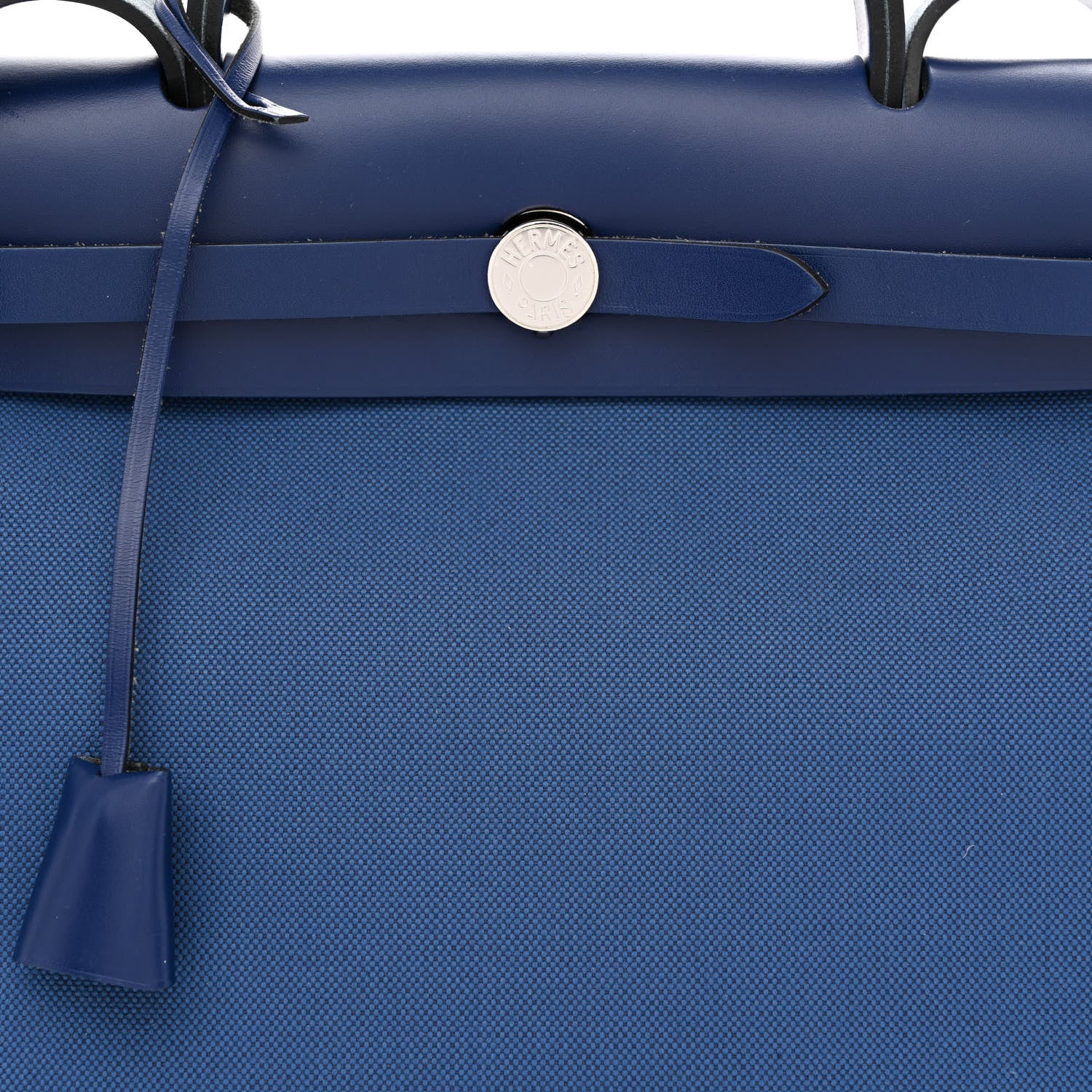 Hermes Military Toile Vache Hunter Herbag Zip PM 31 Deep Bleu Bleu Indigo 10 of 12