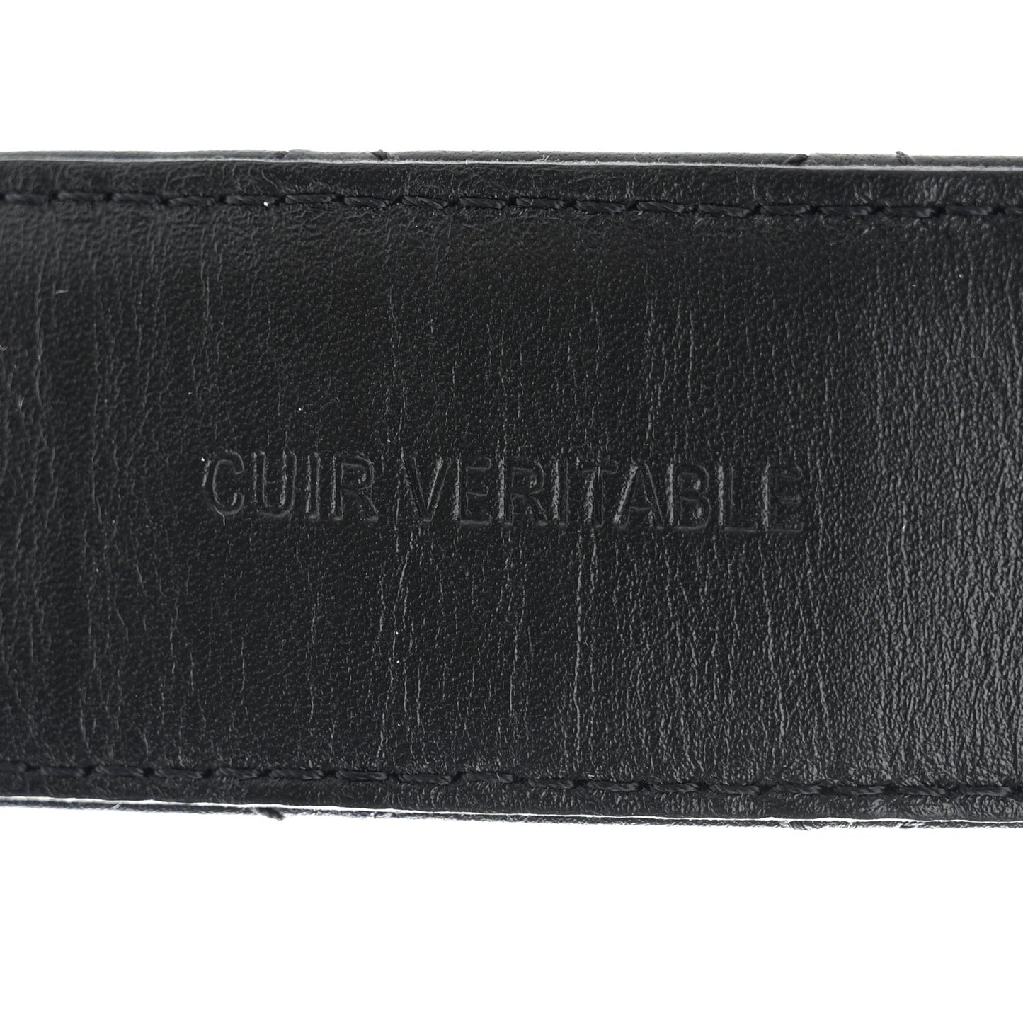 Lambskin Quilted CC Chain Belt 90 36 Black