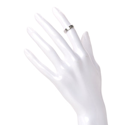Cartier 18K White Gold Diamond 4mm LOVE Wedding Band Ring 45 3.25 2 of 5