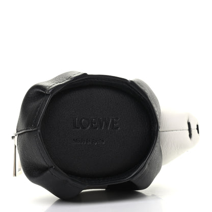 Loewe Calfskin Panda Coin Purse Black White 4 of 6