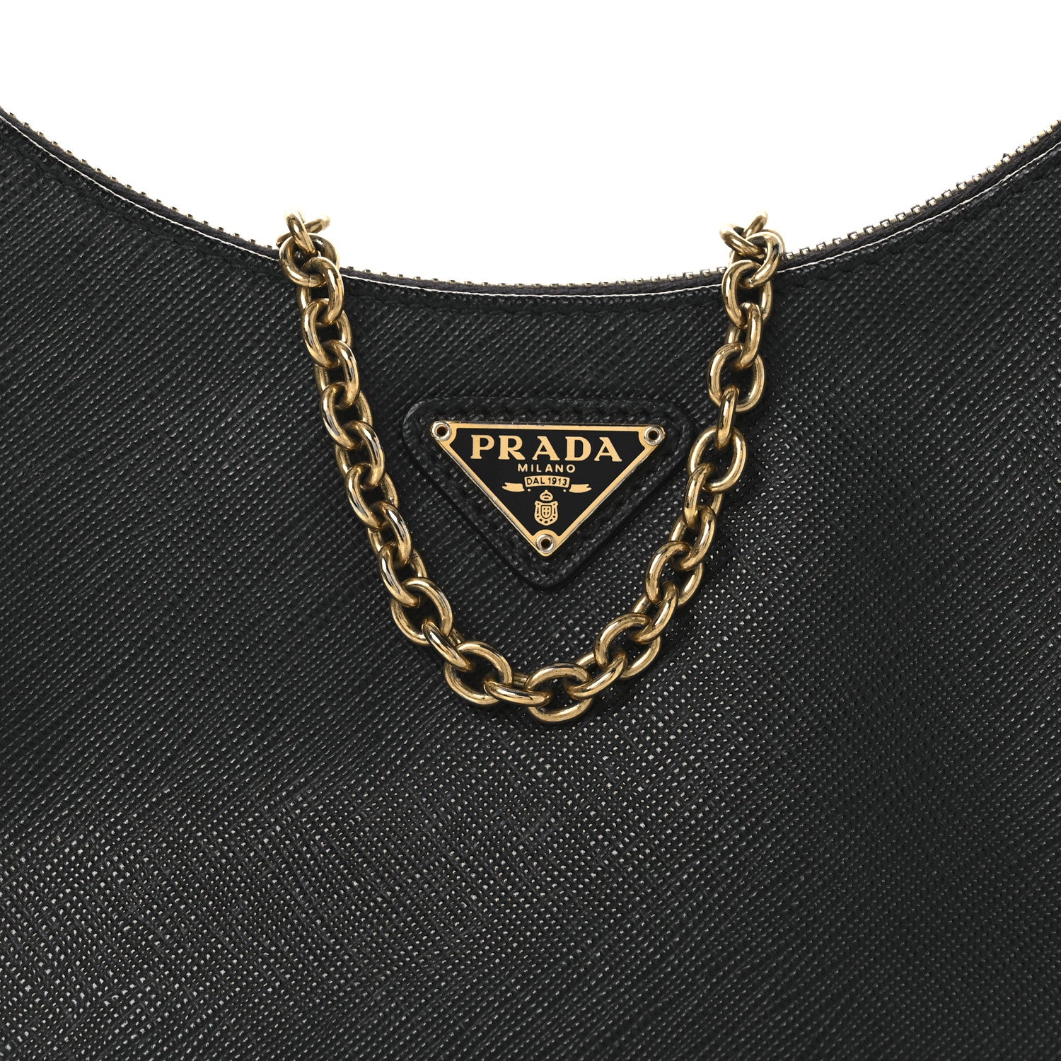 Prada Saffiano Lux Re-Edition 2005 Shoulder Bag Black 9 of 15