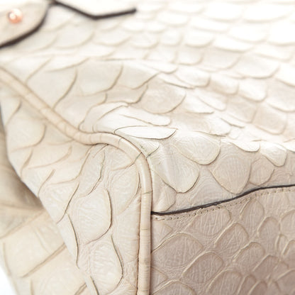 Mulberry Python Embossed Calfskin Medium Alexa White 13 of 19