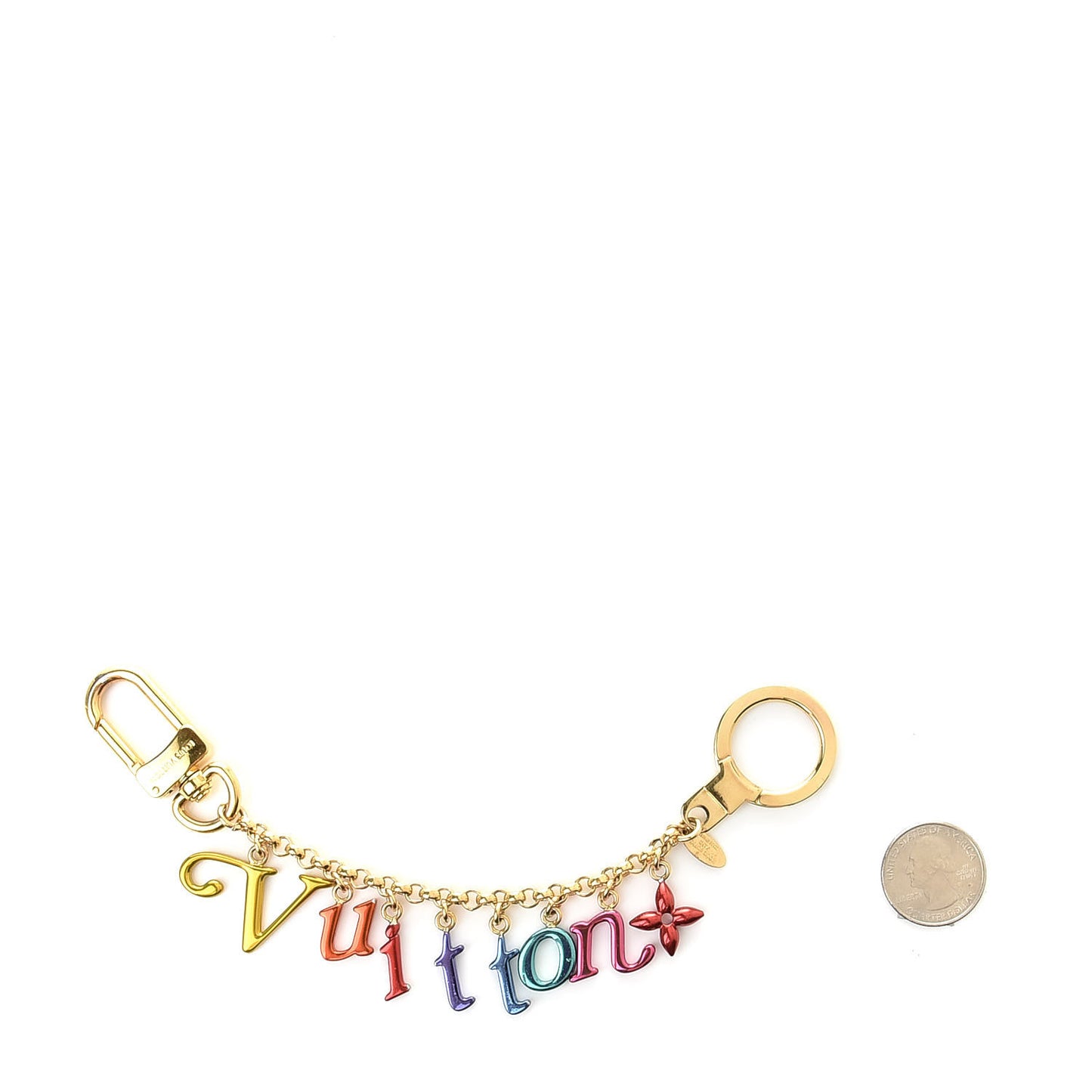 New Wave Key Chain Bag Charm Multicolor