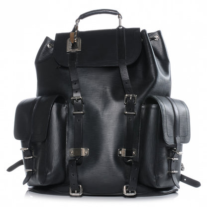 Louis Vuitton Epi Christopher Backpack Black 1 of 7
