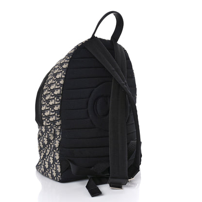 Christian Dior Oblique Calfskin Rider Backpack Beige Black 3 of 11