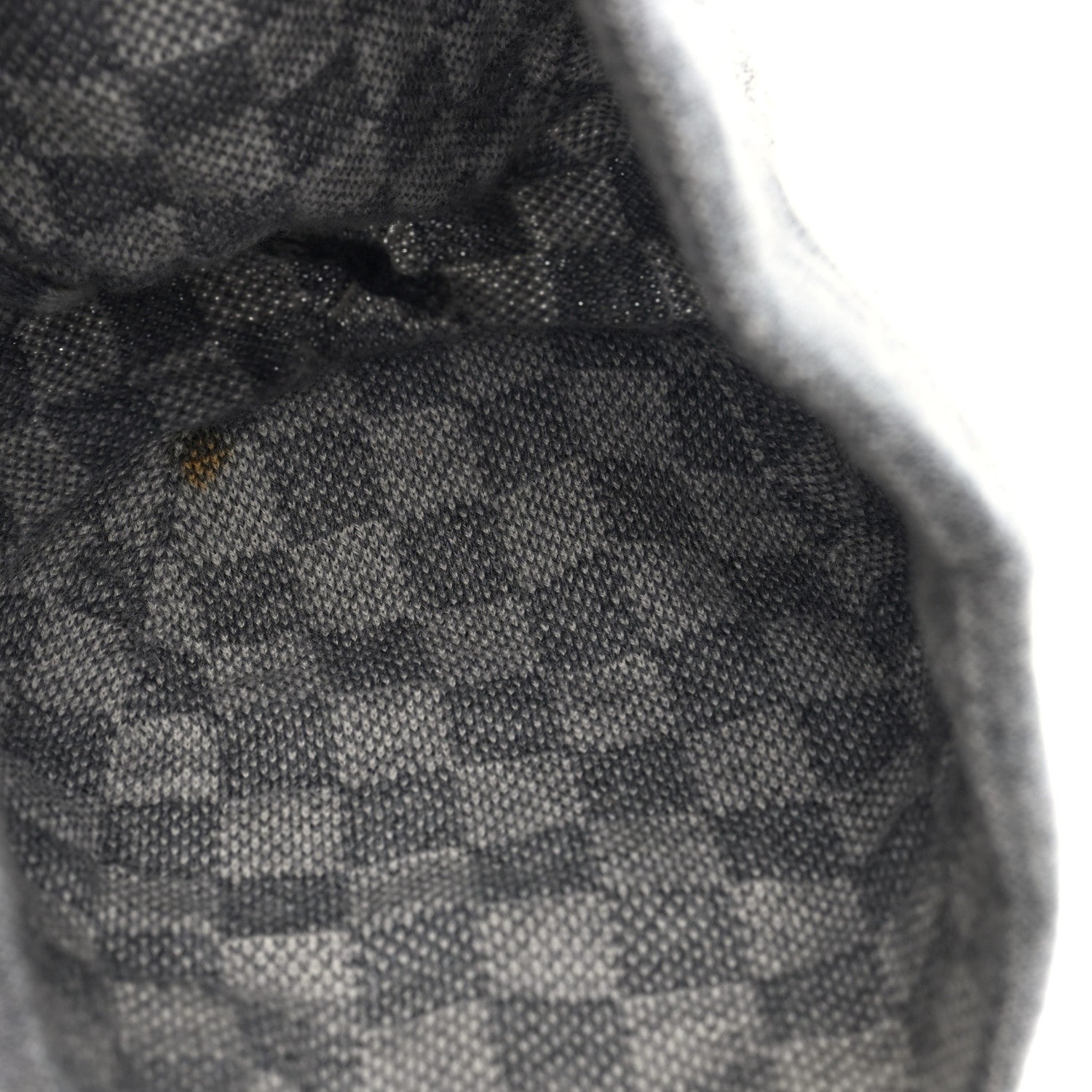 Louis Vuitton Wool Bonnet Petit Damier Beanie Hat Grey 3 of 4