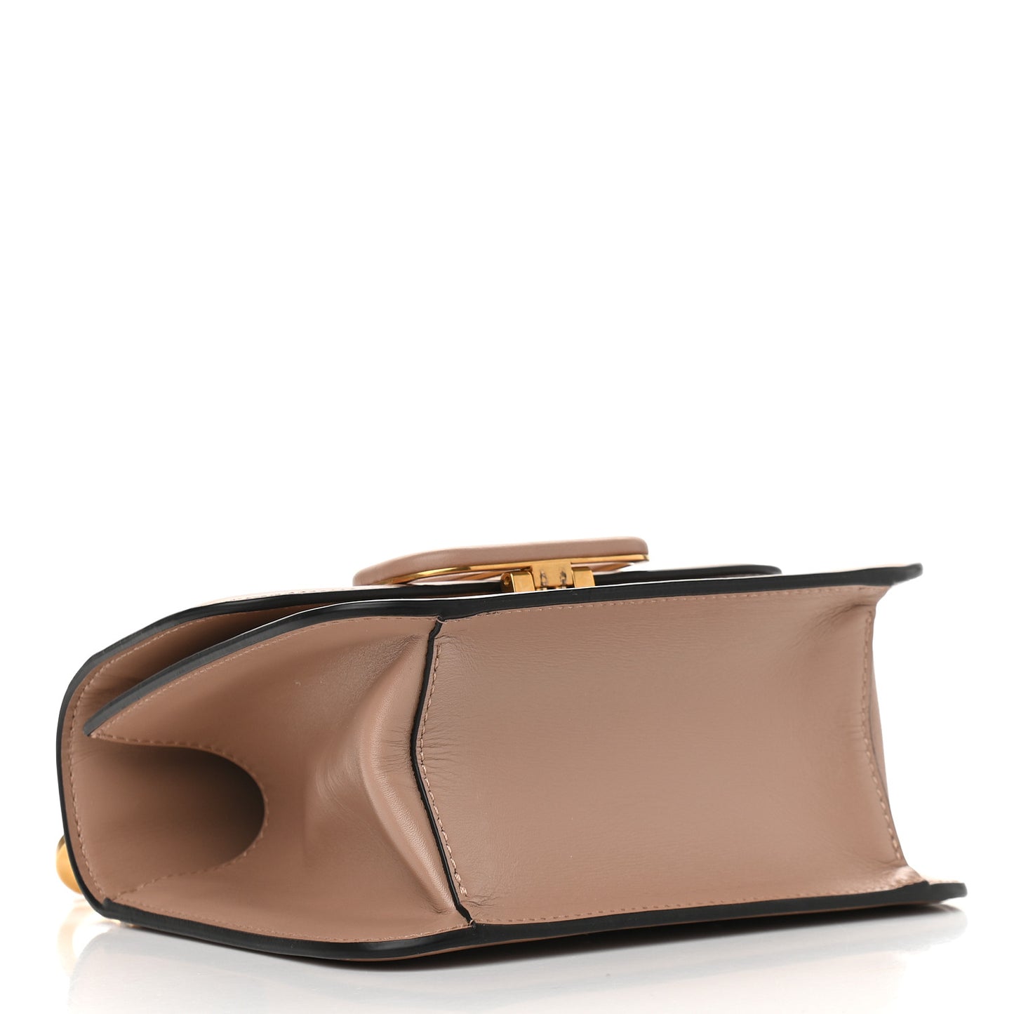 Smooth Calfskin Small VSling Shoulder Bag Rose Cannelle