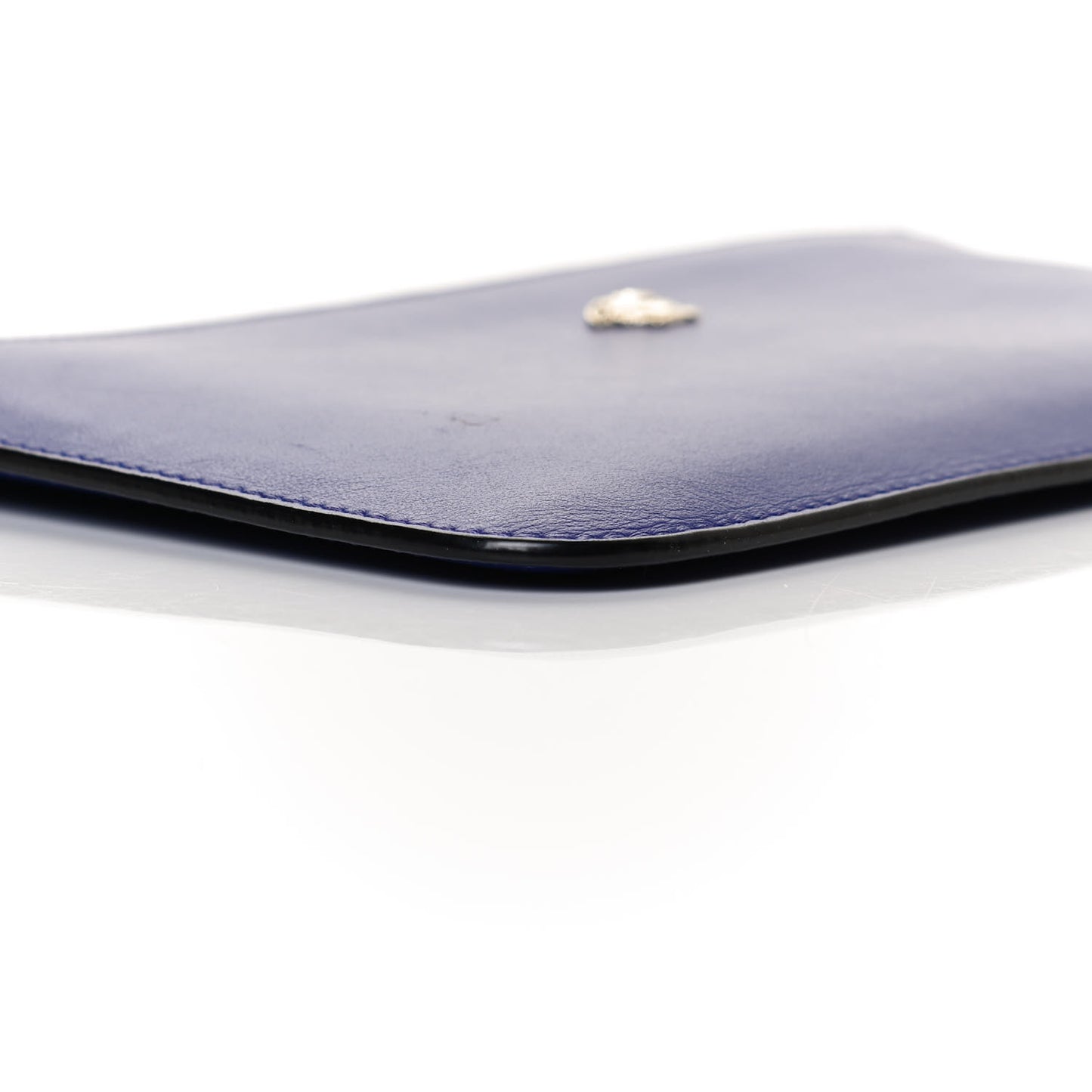 Vitello Medusa Wrist Pouch Blue