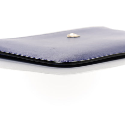 Versace Vitello Medusa Wrist Pouch Blue 7 of 10