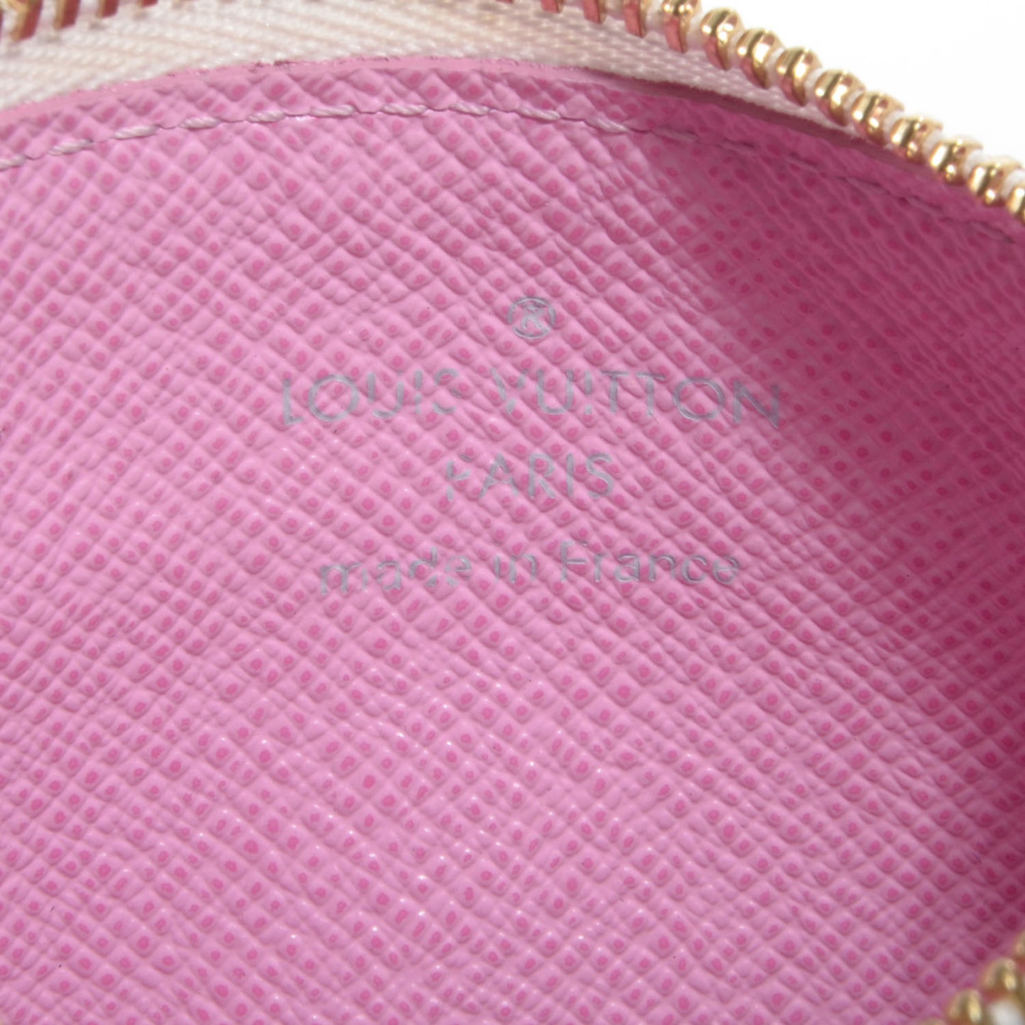 Monogram Multicolor Key Pouch White