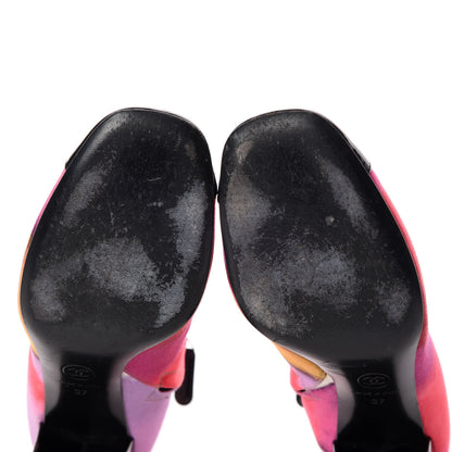 Chanel Jacquard Patent Bootie 37 Multicolor 10 of 10