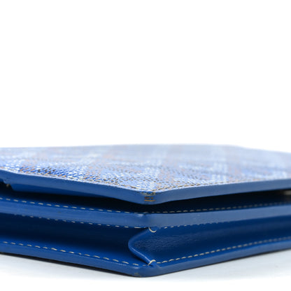 Goyard Goyardine Richelieu Wallet Sky Blue 7 of 8