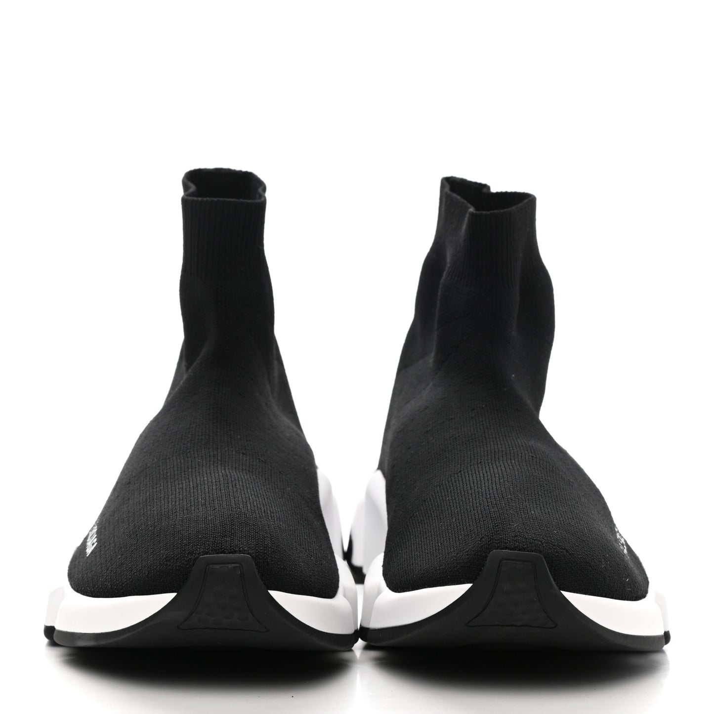 Neoprene Knit Womens Speed Sneakers 41 Black White