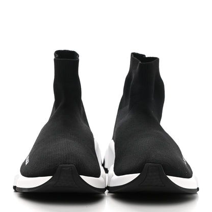 Balenciaga Neoprene Knit Womens Speed Sneakers 41 Black White 2 of 8
