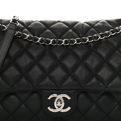 Chanel Caviar Quilted Jumbo Easy Flap Black 8 of 18