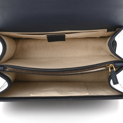 Gucci Moon Calfskin Bamboo Web Medium Dionysus Top Handle Bag Blue Emerald Hibiscus Red 5 of 12