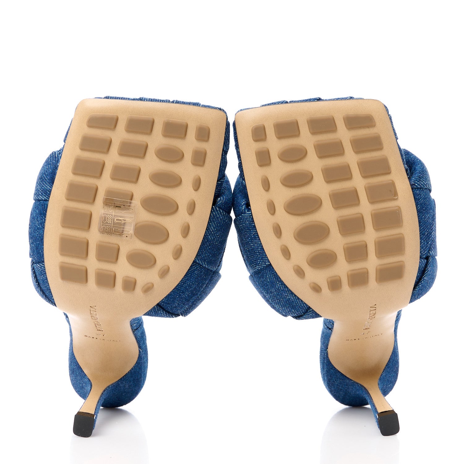Bottega Veneta Denim Intrecciato Lido Mule 90 Sandals 37 Indigo 5 of 7