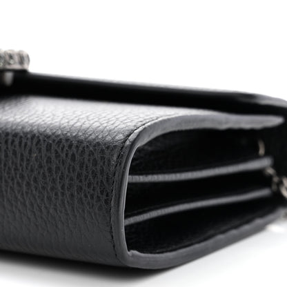 Gucci Calfskin Mini Dionysus Chain Wallet Black 10 of 12