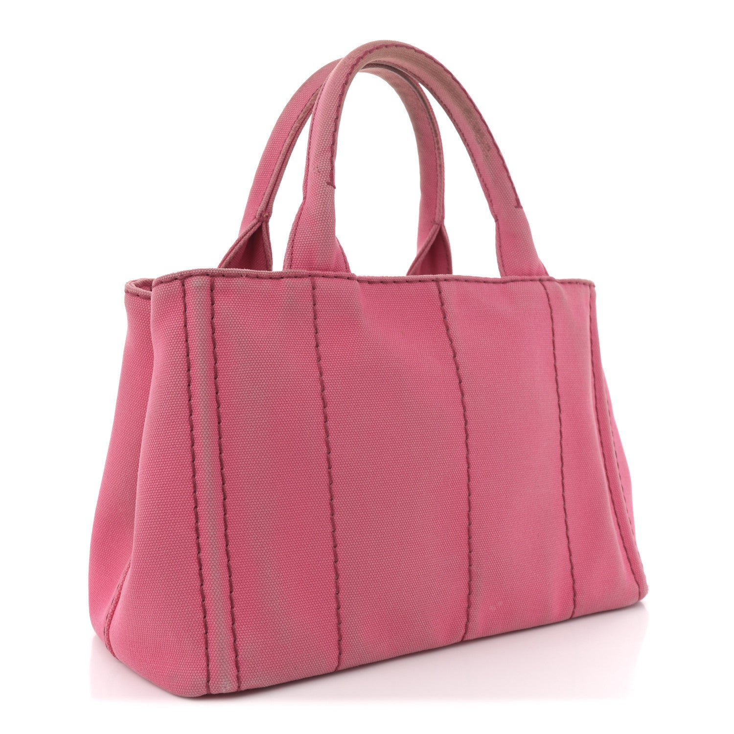 Prada Canapa Small Logo Tote Peonia 2 of 10