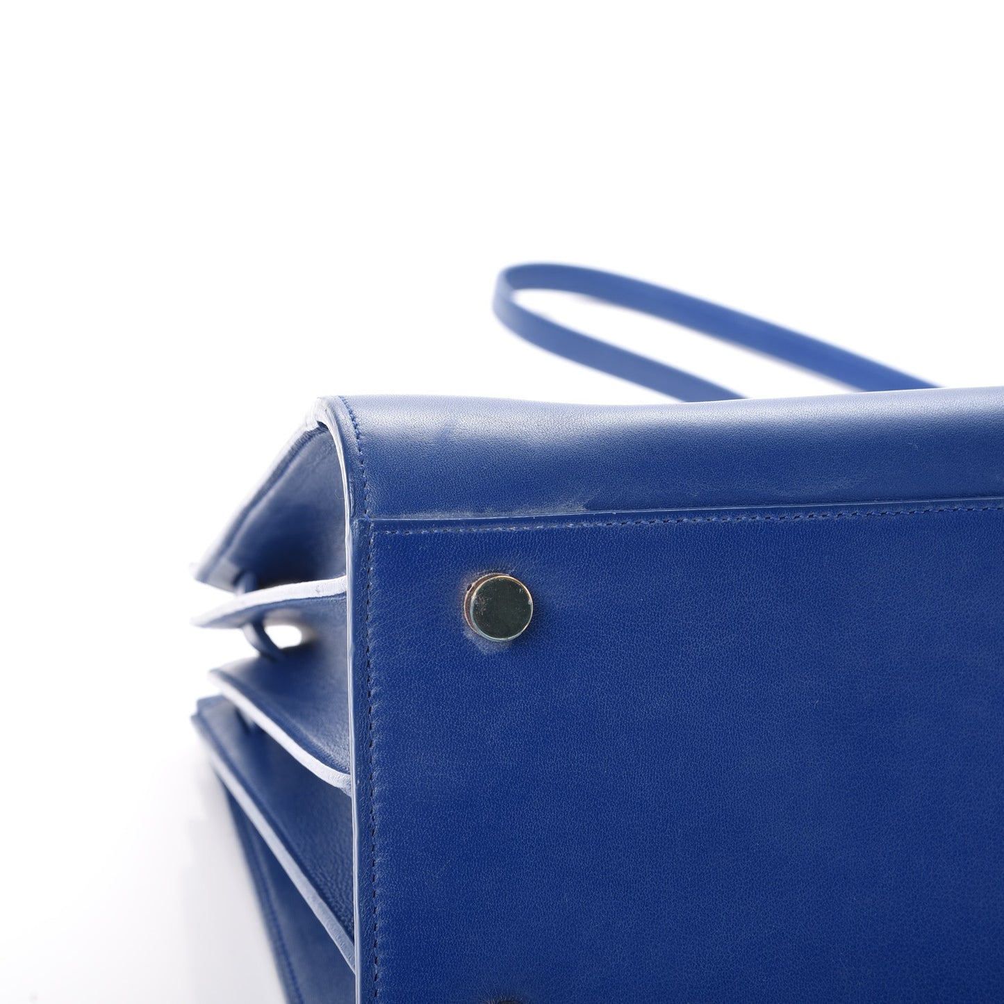 Calfskin Small Sac De Jour Blue Majorelle