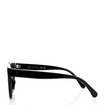 Chanel Acetate CC Butterfly Sunglasses 5414-A Black 3 of 8