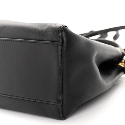 Fendi Nappa Mini Peekaboo Iconic Satchel Black 9 of 9