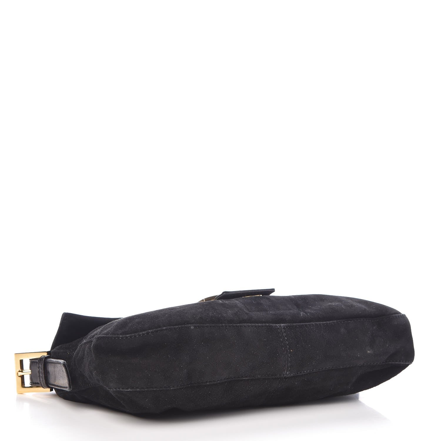 Fendi Suede Baguette Black 4 of 9
