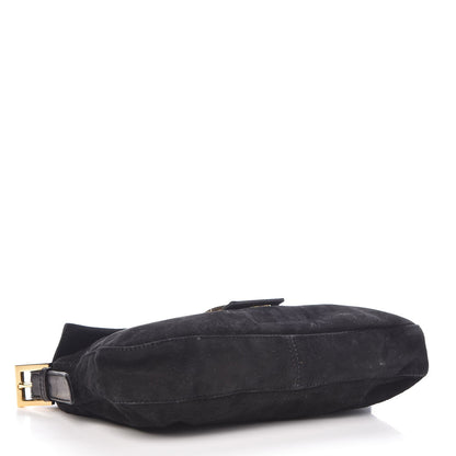 Fendi Suede Baguette Black 4 of 9