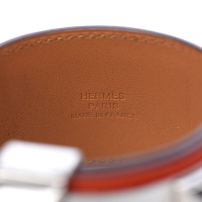 Hermes Epsom Collier de Chien CDC L Bracelet Orange Poppy 4 of 7