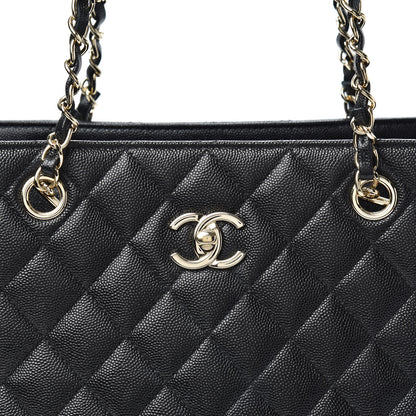 Chanel Caviar Quilted Large Shopping Tote Black 8 of 10