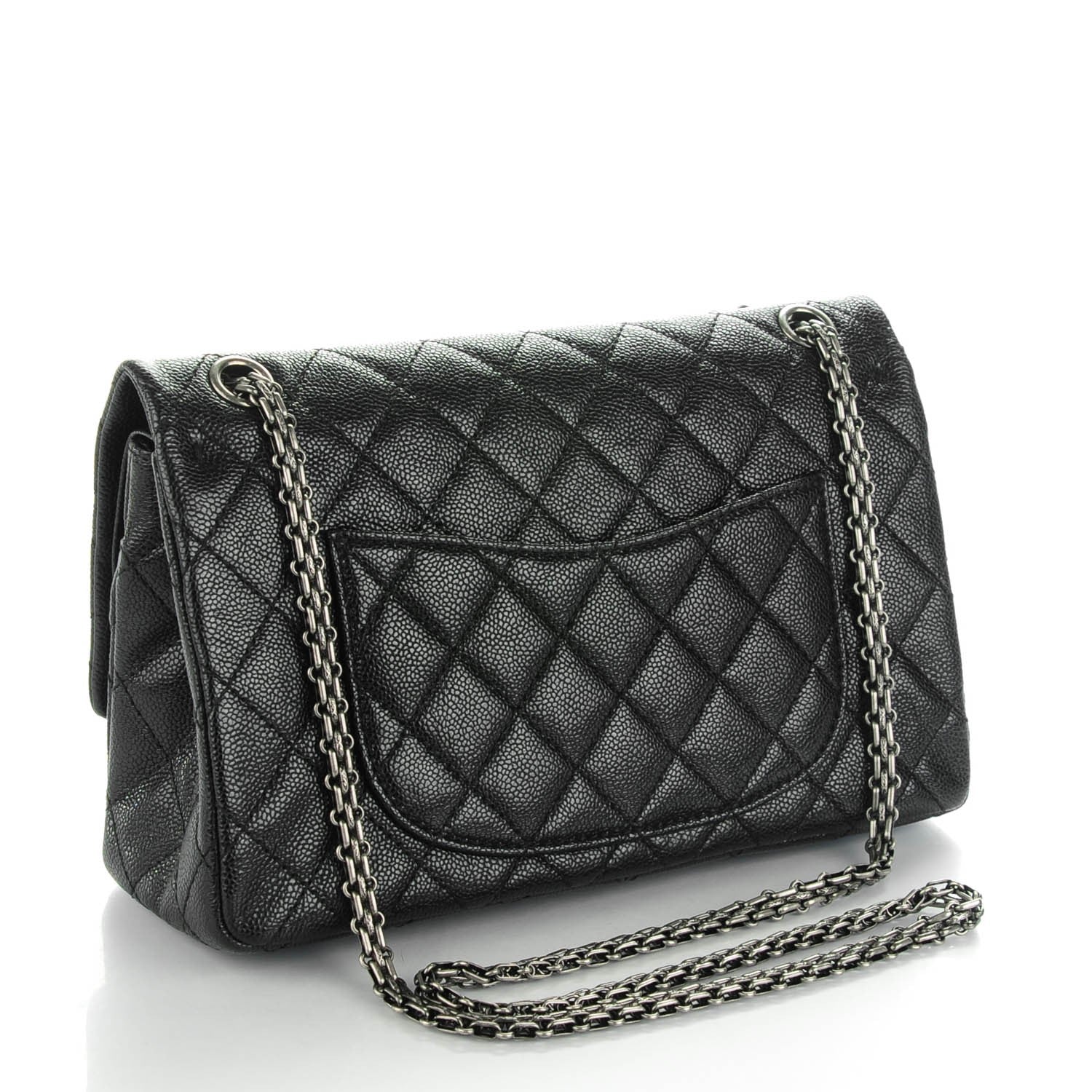 Chanel Caviar Quilted 2.55 Reissue 226 Flap Black 3 of 7