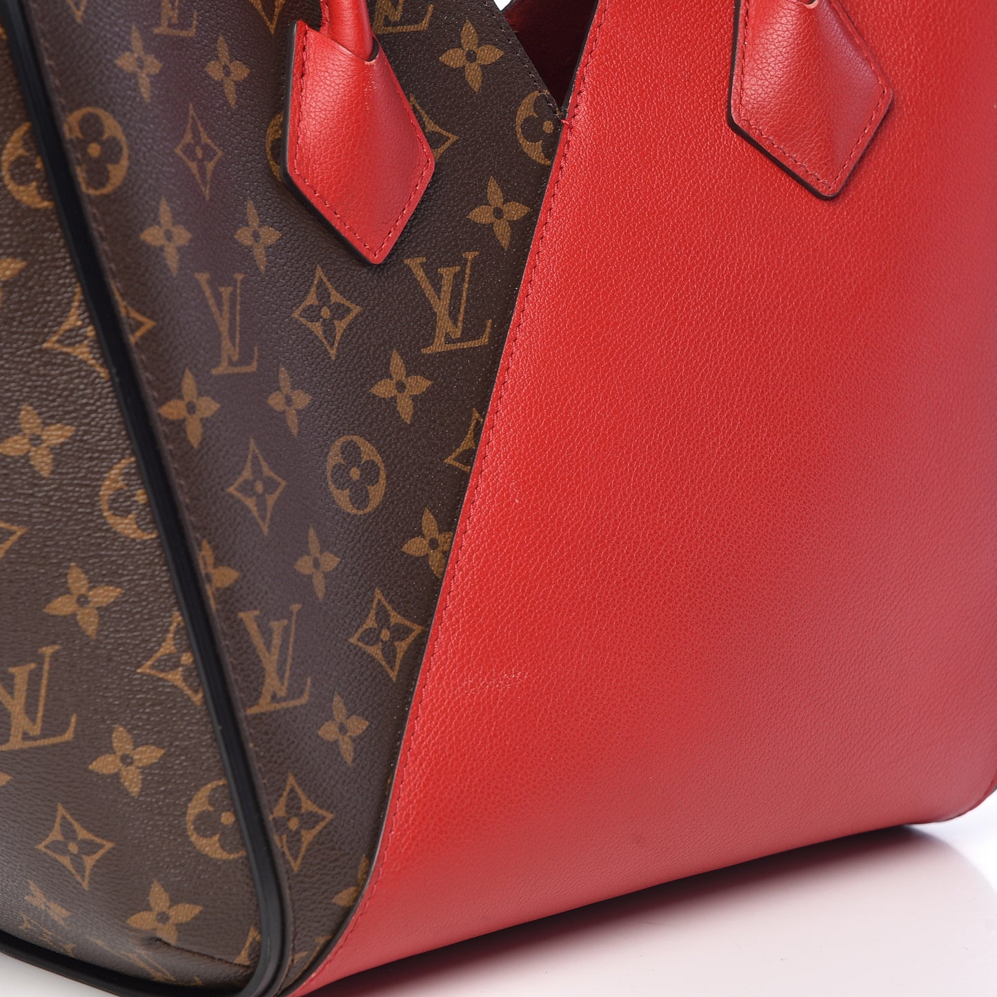 Calfskin Monogram Kimono Tote Cherry