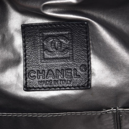 Chanel Lizard Printed Jersey Backpack Black 6 of 7