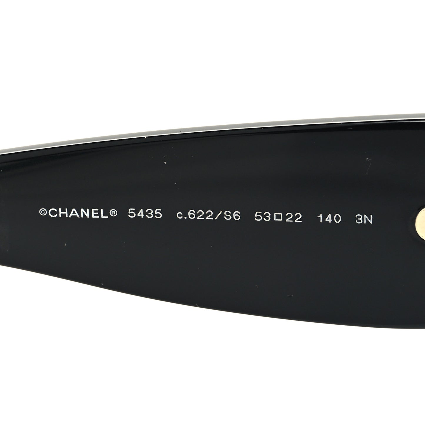 Acetate Rectangle Sunglasses 5435 Black