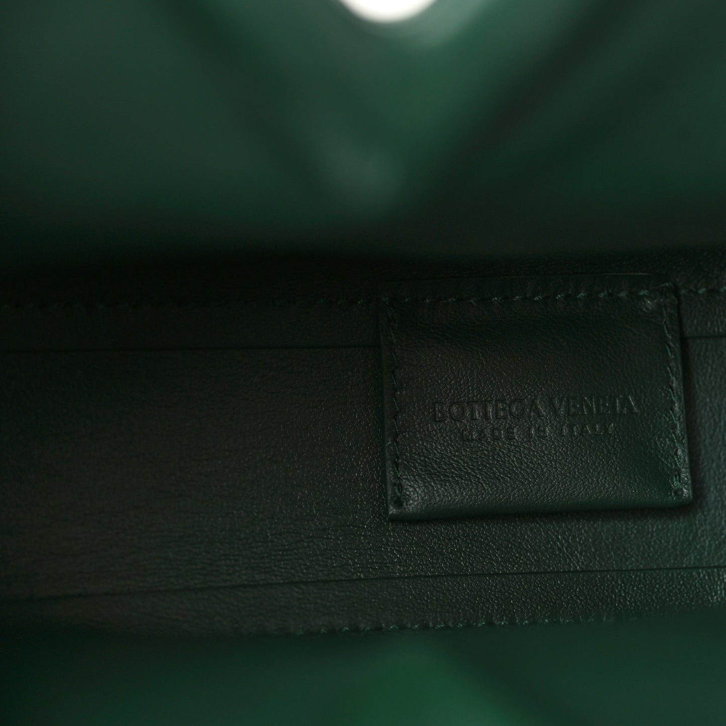 Calfskin Small The Point Triangle Bag Raintree
