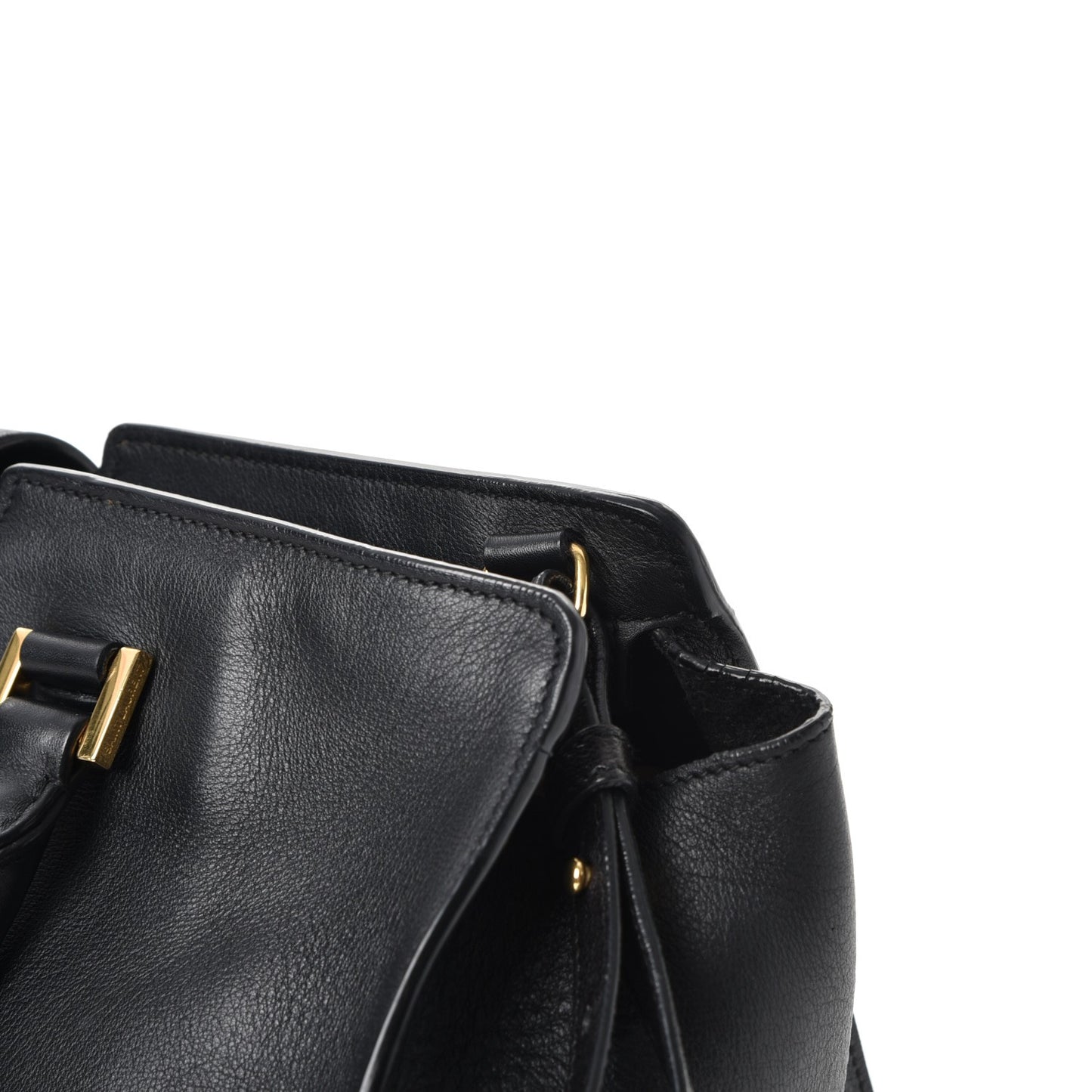 Calfskin Small Classic Y Cabas Black