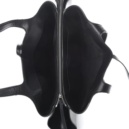 Celine Supple Natural Calfskin Medium Tri-Fold Bag Black 5 of 12