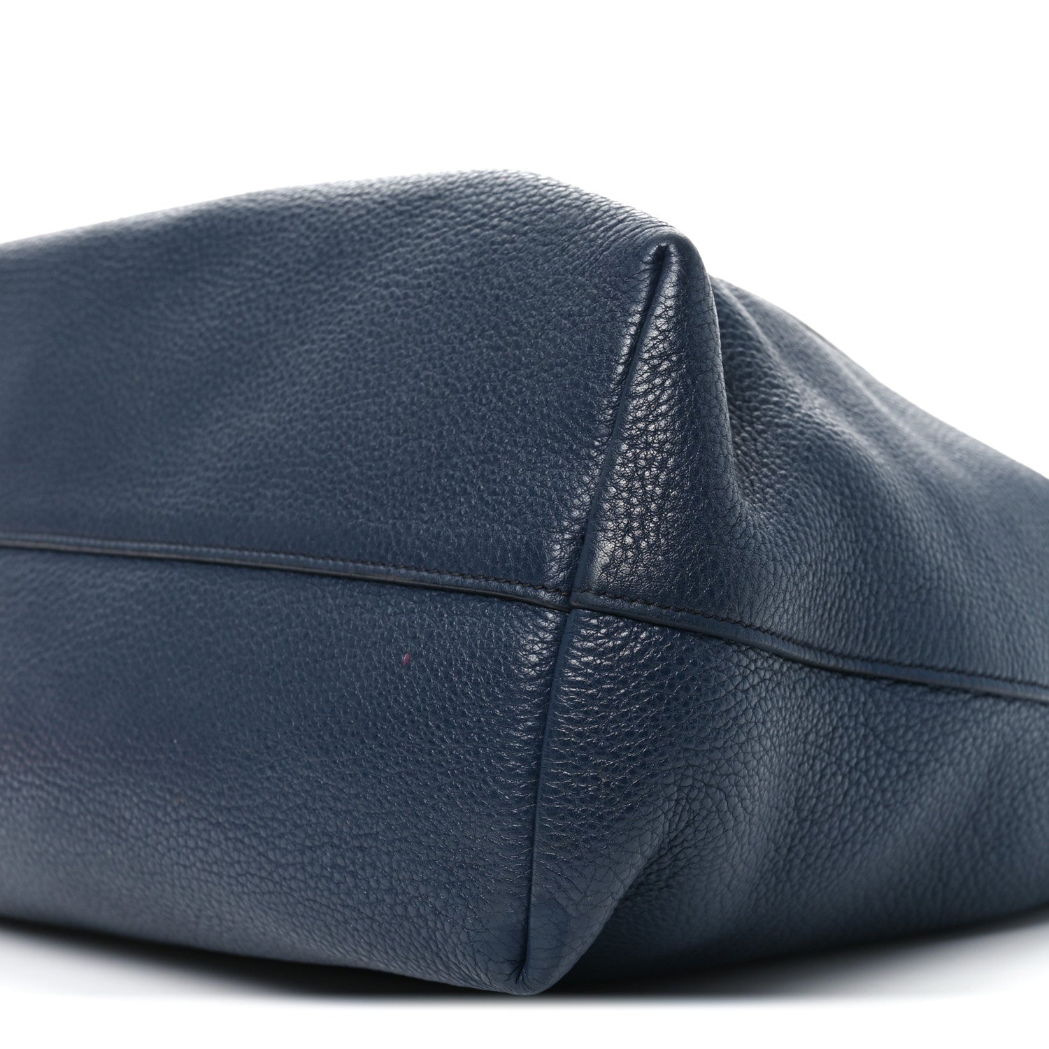 Prada Vitello Daino Pocket Shopping Tote Baltico 9 of 9