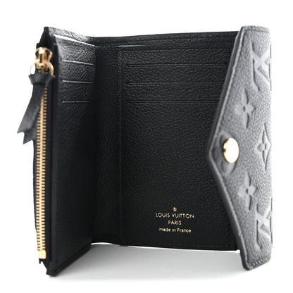 Louis Vuitton Empreinte Victorine Wallet Black 5 of 7