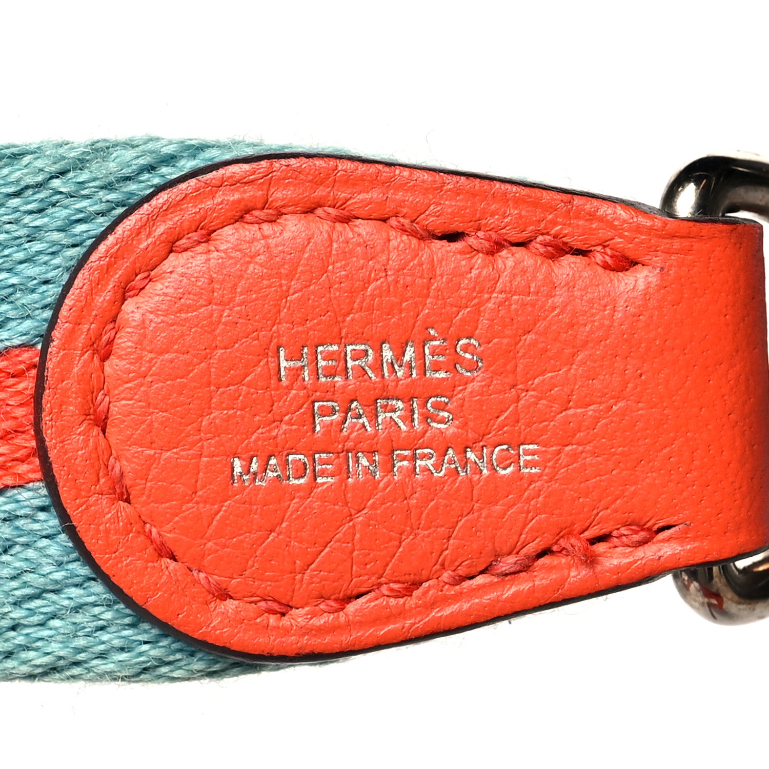 Hermes Taurillon Clemence Amazone Evelyne TPM Orange Poppy Bleu Saint Cyr 6 of 11