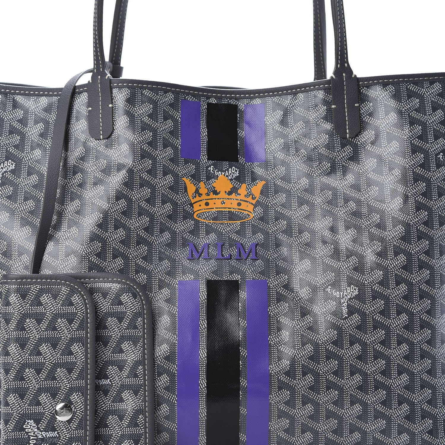 Goyard Goyardine Saint Louis GM Grey 8 of 11
