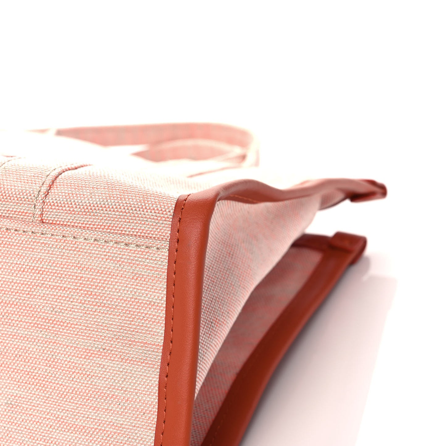 Cotton Canvas The Summer Medium Tote Bag Orange Rust