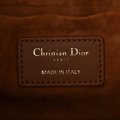 Christian Dior Lambskin Cannage Small Diortravel Vanity Case Cognac 6 of 10