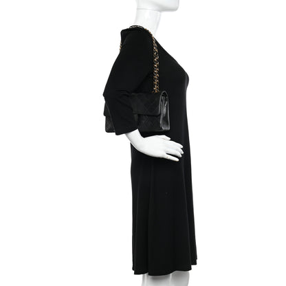 Chanel Lambskin Quilted Small Double Flap Black 2 of 11