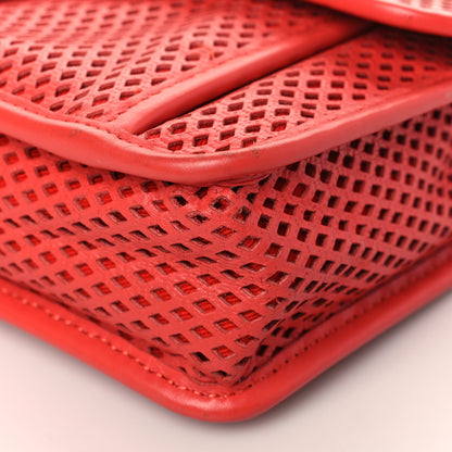 Chanel Perforated Calfskin Up In The Air Flap Red 9 of 11