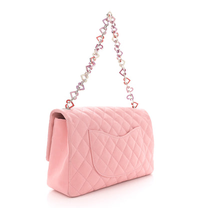Chanel Lambskin Medium Heart Valentine Flap Pink 2 of 11