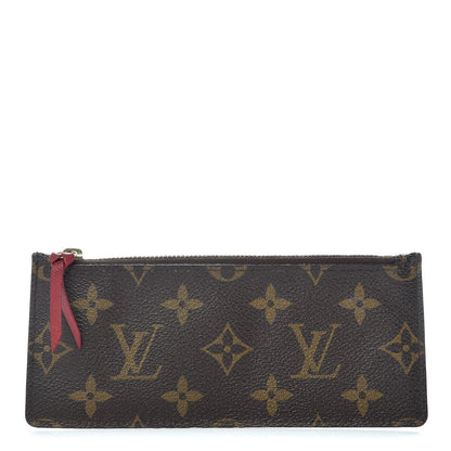 Louis Vuitton Monogram Josephine Wallet Zippered Insert Red 1 of 7