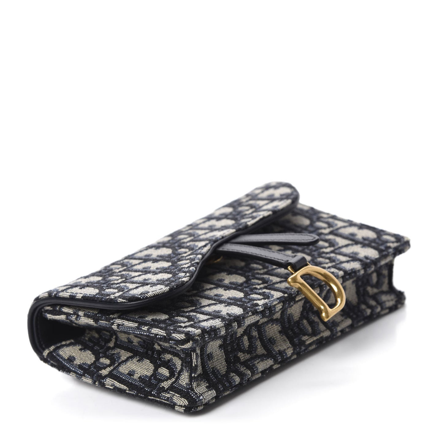 Oblique Saddle Belt Bag Blue