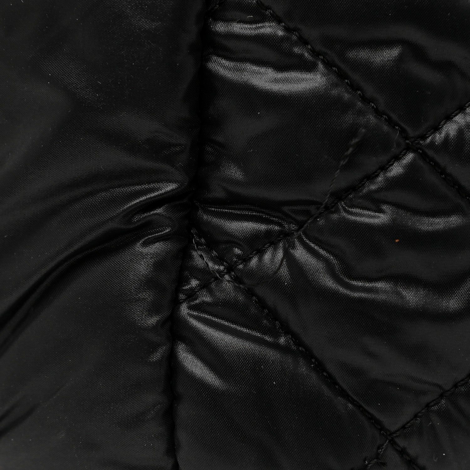 Chanel Nylon Quilted Large Coco Cocoon Tote Black 11 of 12